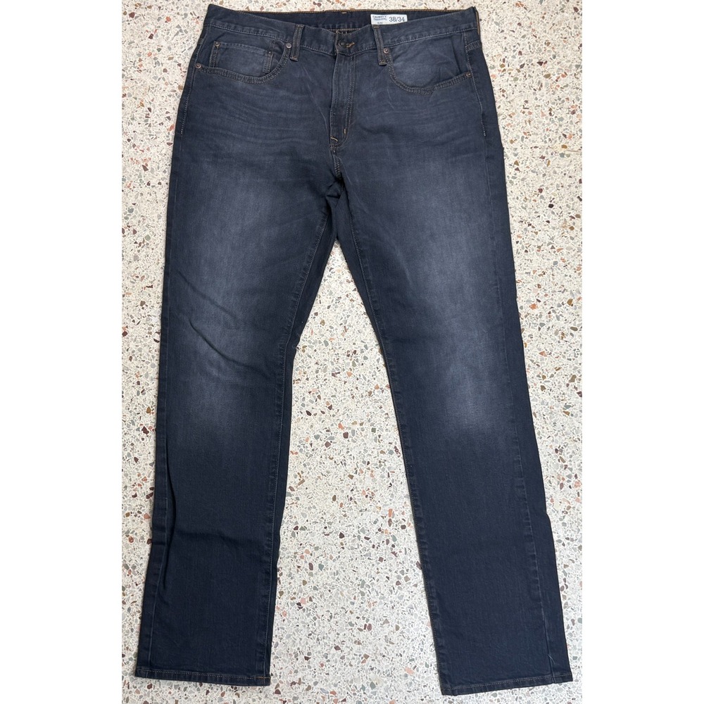 Cremieux Slim Men's 5 Pocket Gray Slash Pockets Denim Jeans Size 38x34